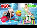 50 vs 500 DIY Survival Boat BUDGET CHALLENGE