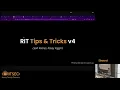 RIT Tips Tricks v4 - Kasey Kiggins and Leah Kvares