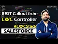 REST Callout from Lightning Web Component Controller Salesforce LWC Stack