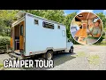 They Turned a Box Truck into an Off-Grid Tiny Home Full Tour