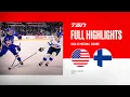 2025 World Junior Championship Gold Medal Game Highlights: Finland vs. United States