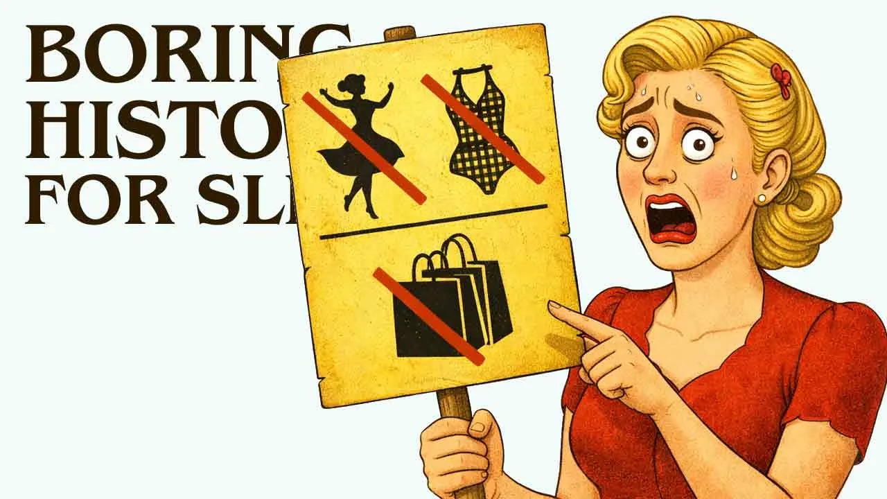 The Bizarre 1950s Laws That Would Land You in Prison Today | Boring History for Sleep