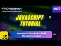 Numbers in JavaScript Math Object Methods Explained with Examples