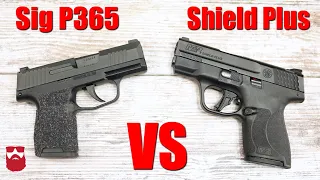S W Shield Plus vs Sig P365