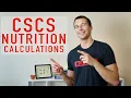 CSCS Nutrition Calculations Calories to Lose a Pound Macronutrients Cunningham equation and more