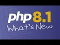 What s new in PHP 8 1