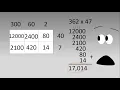 Math Tricks Multiplying With the Box Method-No Diagonals