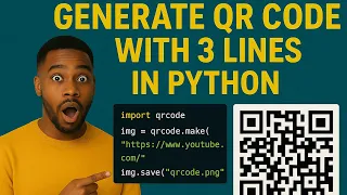 Generate QR Code With 3 Lines of Code in Python