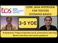 TCS Java Interview Questions Core Java Interview Questions