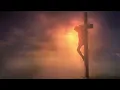 Good Friday Crucifixion Of Jesus Christ On The Cross During Cloudy Red Sunrise Christian Background