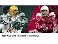 2009 NFC Wild Card Packers vs Cardinals Most Points Scored in Playoff History NFL Full Game