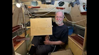 14 March 2024  4 new handholds give easy acces to the bunk