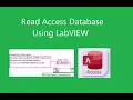 Read Access Database Using LabVIEW