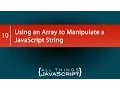 Using split to Manipulate a JavaScript String