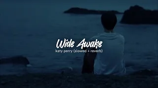 wide awake katy perry slowed reverb tiktok version