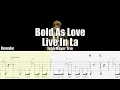 Bold As Love Live in La (Remake) | John Mayer Trio | Guitar Tab \u0026 Playalong