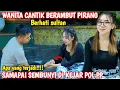 WANITA CANTIK-PIRANG KAGET SAAT MELIHAT PENGAMEN MELOMPAT DI DEPANNYA KARENA DI KEJAR POLPP ADA APA