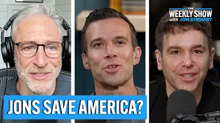Jon Stewart, Jon Favreau & Jon Lovett on Political Bubbles & Taking on Trump | The Weekly Show