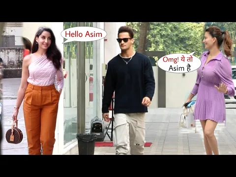 Download MP3 Asim Riaz Dashing Royal Entry in front of Nora and Urvashi at T-Series Office | Meeting for a Song