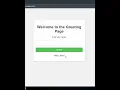 How to create Greetings page using HTML CSS and JS