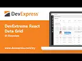 DevExtreme React Grid UI Overview