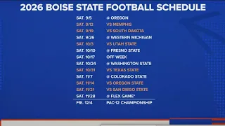 Boise State Pac-12 release 2026 football schedule