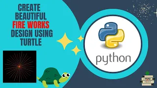 Create a Beautiful fireworks design using Turtle In Python Python Turtle Graphic