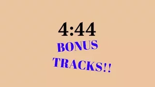 jay z 4 44 bonus tracks adnis blues freestyle manyfacedgod