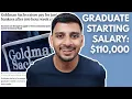 Goldman Sachs increase analyst pay to 110k 125k and 150k