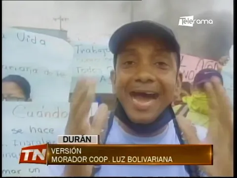 Moradores de la Coop. Luz Bolivariana exigen el agua potable