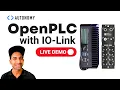 OpenPLC with IO-Link master for real-time vibration monitoring