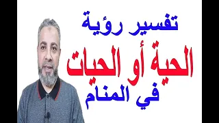 تفسير رؤية الحية علي حسب لونها وحجمها في المنام اسماعيل الجعبيري 