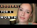 What happened when I took Adderall For 1 Month for my Adult AD
