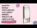 This Gold Arched Mirror Will Make Your Room Look MASSIVE
