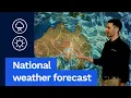 National Weather Forecast Showers along the east coast while a front crosses the Bight