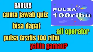 APA KALIAN PENGEN PULSA GRATIS COBA IKUTAN KUIS DI SINI Persyaratan: Subscribe terlebih dahulu dan b. 