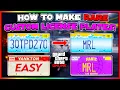 EASY HOW TO GET RARE CUSTOM LICENSE PLATES IN GTA 5 ONLINE Make Custom Plates 2026