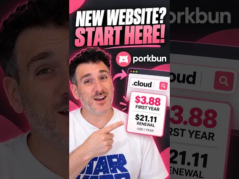 Why I switched to Porkbun for my Domains! #domains #websitebuilding #tech