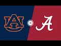 LIVE 🔴 Auburn Tigers vs Alabama Crimson Tide - Iron Bowl Rivalry - College Football Simulation!