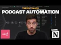 Automate Podcast Titles Descriptions Show Notes with n8n Notion