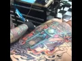 Crazy a back piece done by cleen - rockone from inkmaster