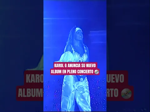 #KarolG viene con nuevo álbum 🩵💿🎉 #bichota #shorts