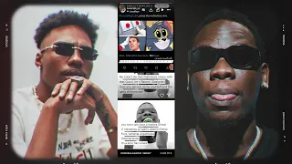 its war blxckie calls lucasraps a fool and lucasraps reacts