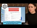 How to Fix ChatGPT Error Unable to Upload Image or File