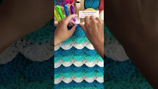 How to Crochet Ocean Waves Layered Shell Stitch