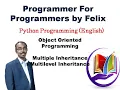 Python OOP Multiple Inheritance Multilevel Inheritance