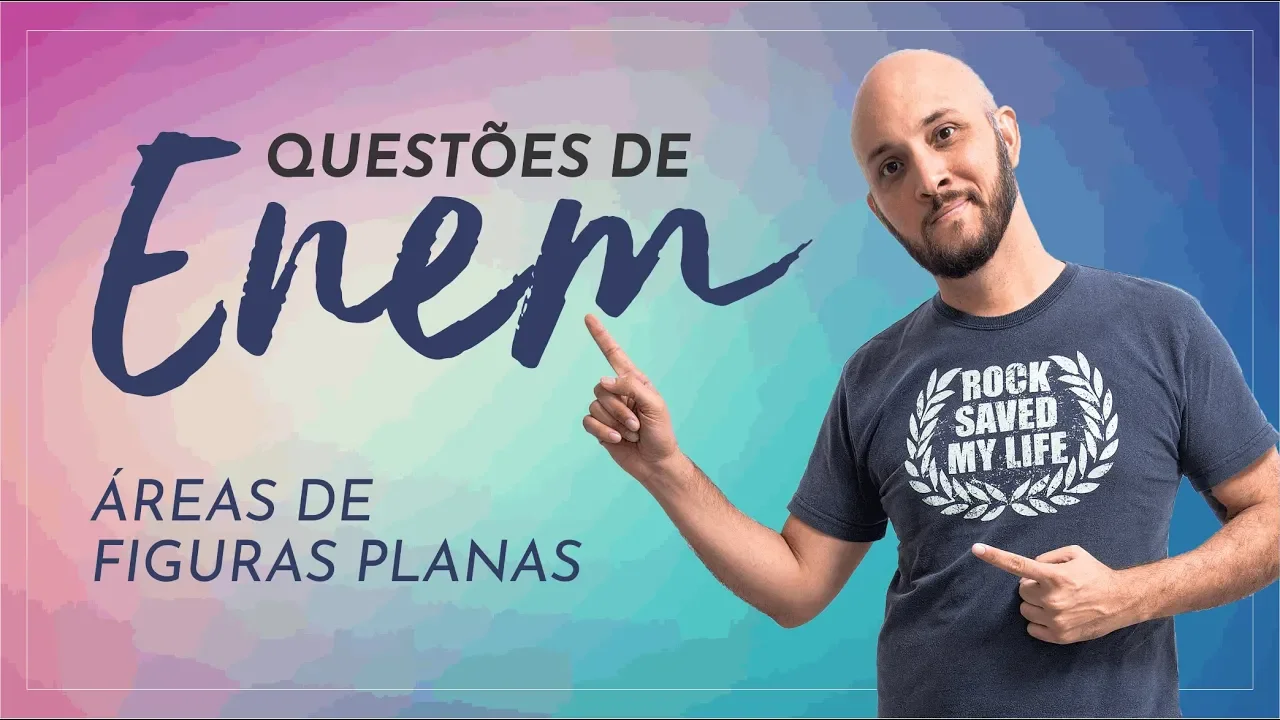 Questões do Enem - Áreas de figuras planas