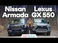 2025 Nissan Armada vs 2025 Lexus GX 550