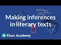 Making inferences in literary texts Reading Khan Academy
