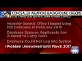 Florida failed to conduct thousands of concealed weapons background checks
